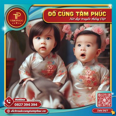 Văn khấn cúng đầy tháng cho bé trai và bé gái