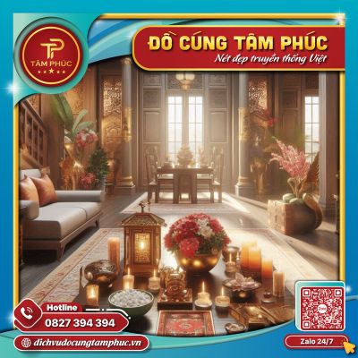 Tổ chức cúng nhập trạch về nhà mới