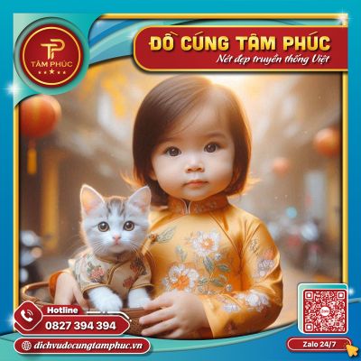 Bài cúng thôi nôi cho bé gái miền Nam