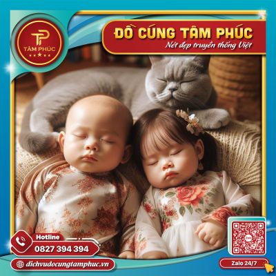 Văn khấn cúng đầy tháng cho bé chuẩn truyền thống